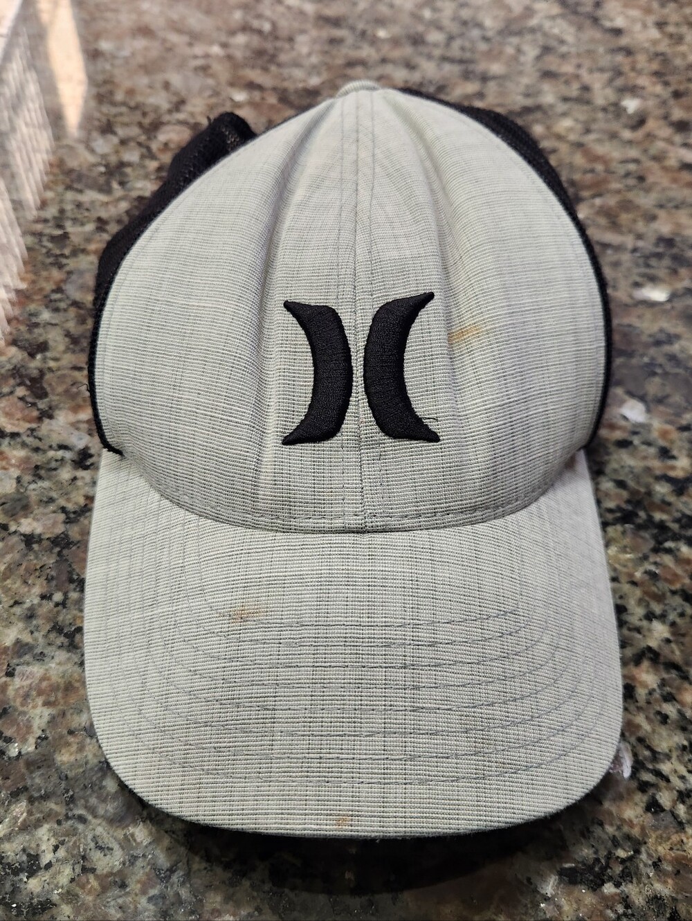 Gray and Black Hurley Hat